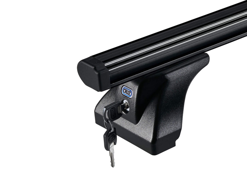 Cruz Cargo Aluminium Zwart geschikt voor Volkswagen Transporter L2/H2 (2003-2024)