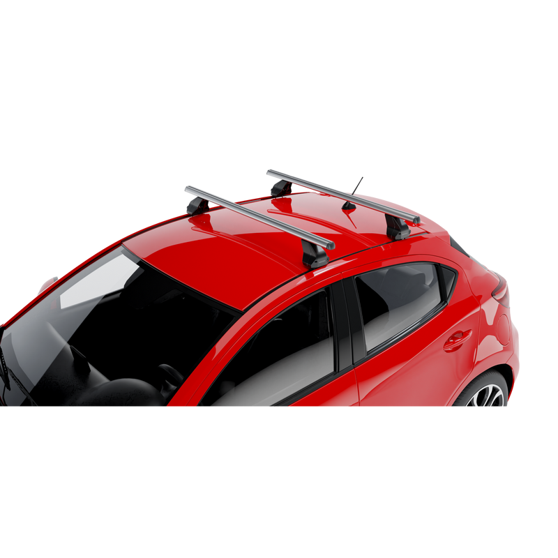 Menabo Dachträgerset Omega Aluminium passend für Citroen C4 Aircross (2012-2017)