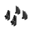 Cruz 4x Laadstoppers 10cm hoog - Cruz Cargo Staal 