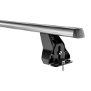 Menabo dakdragerset Omega aluminium geschikt voor Opel Astra vijfdeurs (2004-2009)