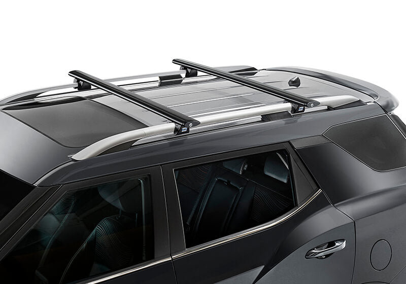 Cruz Dachträgerset Airo R Dark passend für Suzuki Grand Vitara Fünftürer (1998-2005)