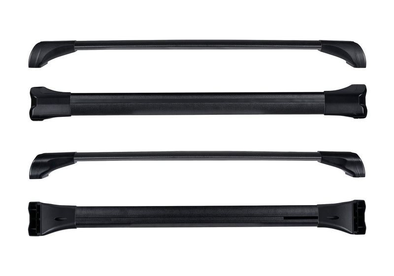 Cruz Dachträgerset Airo Fuse Dark passend für Peugeot 508 (II) SW Kombi (2019-)