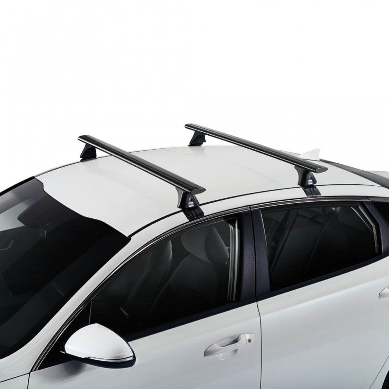 Cruz Dachträgerset Airo T Dark passend für Kia Sportage (III) Fünftürer (2010-2016)