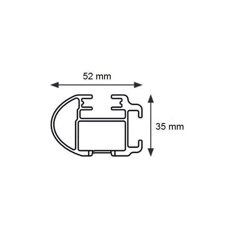 Cruz Cargo Aluminium Zwart geschikt voor Nissan NV400 L3/H3 (2010-2021)