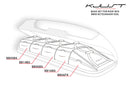 Kjust Tassen Set 5st Dakkoffer BMW 82732406459 520L-7